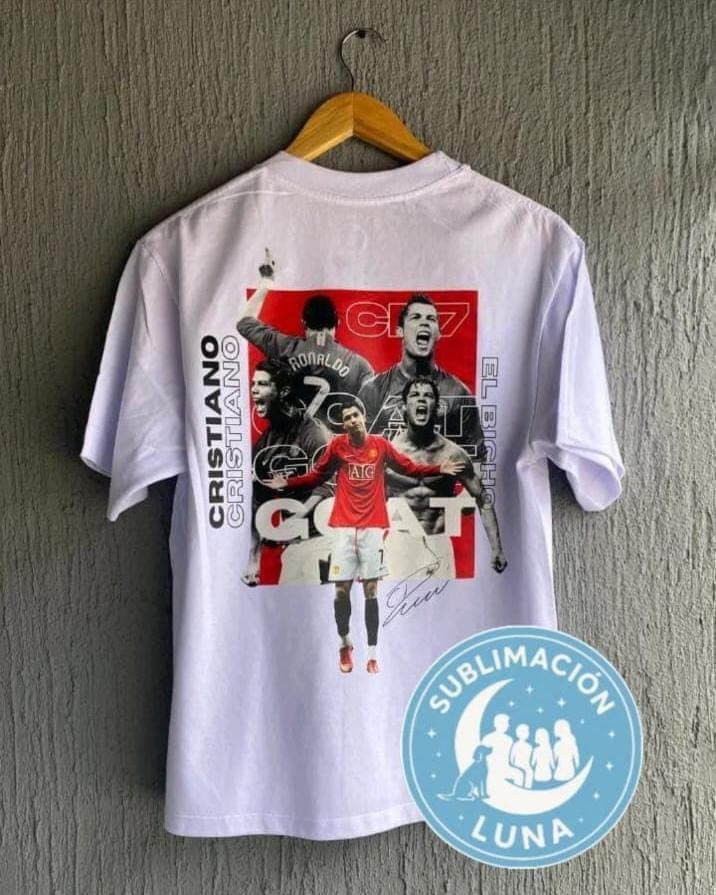 Camisa estampada personalizada de Sublimación Luna