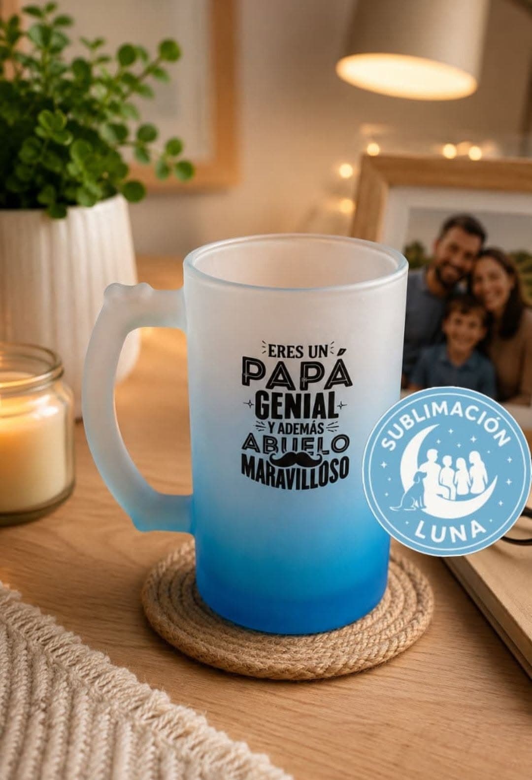 Jarra personalizada de Sublimación Luna